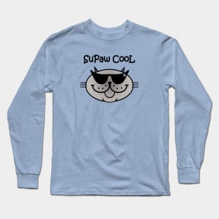 SuPaw CooL - blue point siamese Long Sleeve T-Shirt